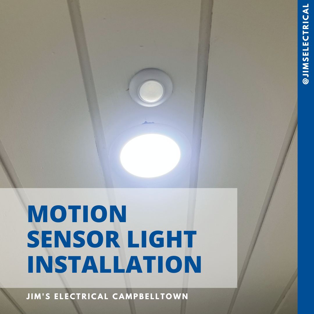 Motion Sensor Light Installation